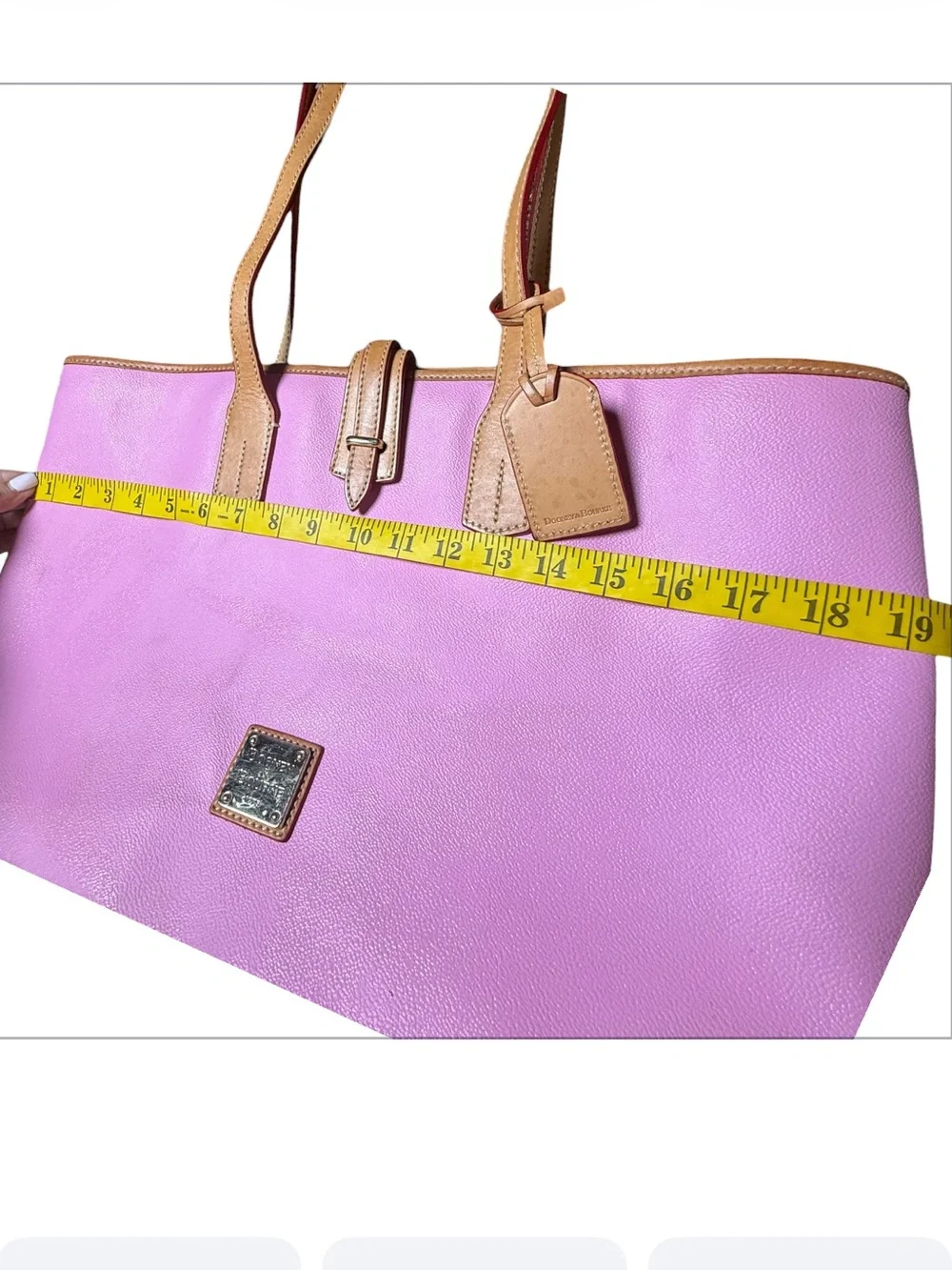 Dooney & Bourke Bubble Gum Pink Extra Large Laptop bag / Work/ diaper bag